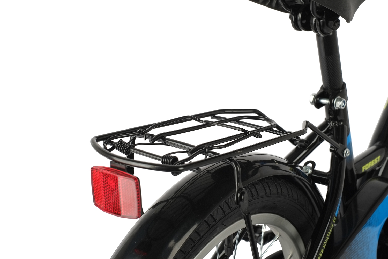 Велосипед NOVATRACK FOREST 16" (2021) (98-110 см), черный