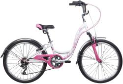 Велосипед NOVATRACK BUTTERFLY 24" (2019), рама 11" (130-155 см), розовый Велосипед NOVATRACK BUTTERFLY 24" (2019), рама 11" (130-155 см), розовый