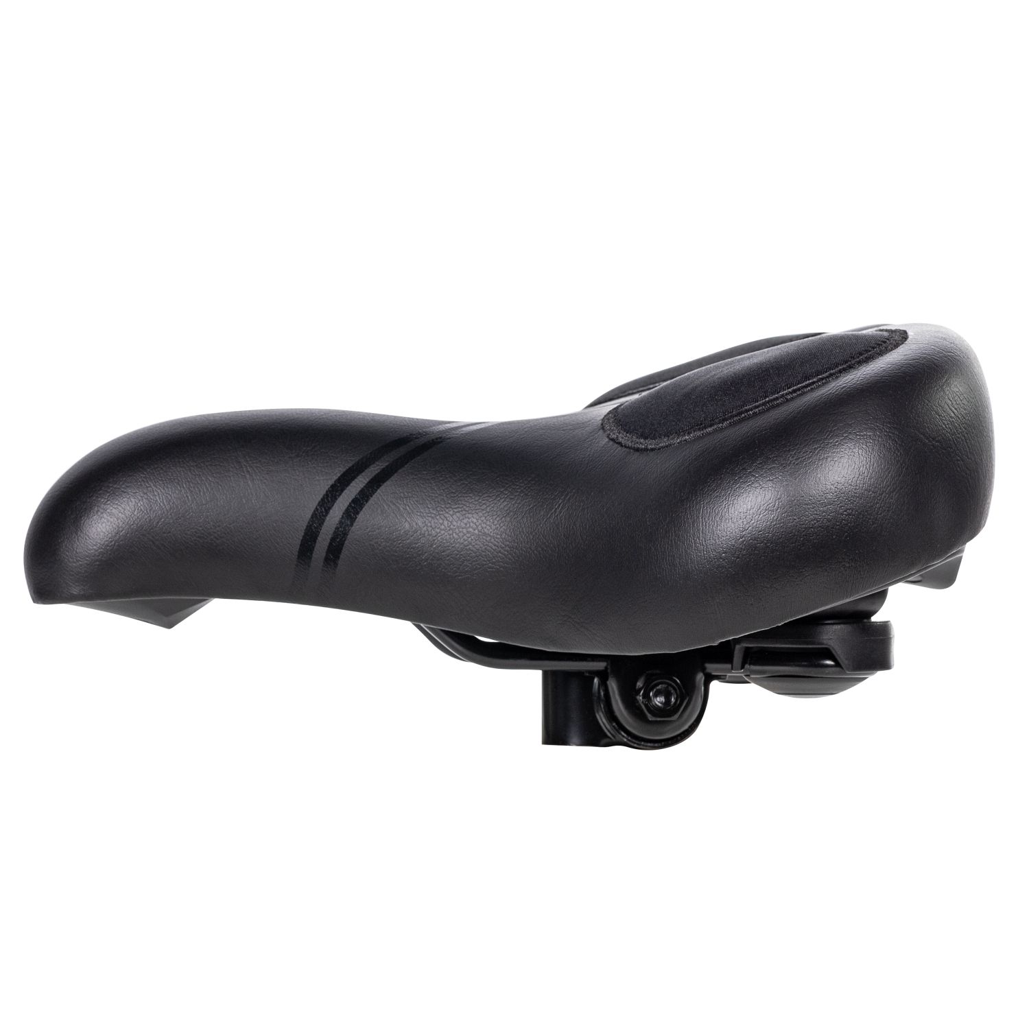 Седло STG с силиконовыми вставками, черный