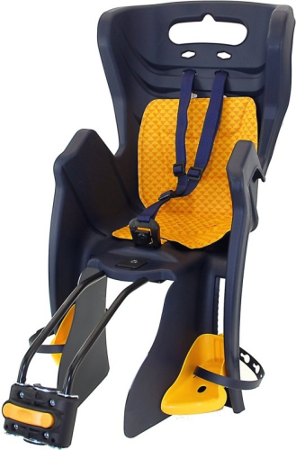 Детское кресло велосипедное Bellelli Little Duck на подседельный штырь Multifix тёмно-синее до 7лет/22кг, 5-259852
