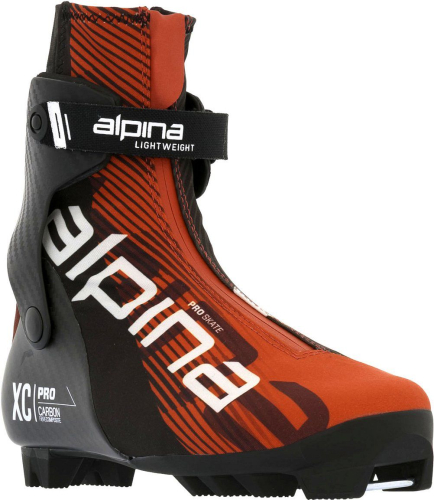 Гоночные лыжные ботинки Alpina для конькового хода Pro Skate, 53A1-7B, красный