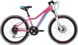 Велосипед Stinger Fiona Pro 24" (2018), рама 12" (130-155 см), розовый Велосипед Stinger Fiona Pro 24" (2018), рама 12" (130-155 см), розовый