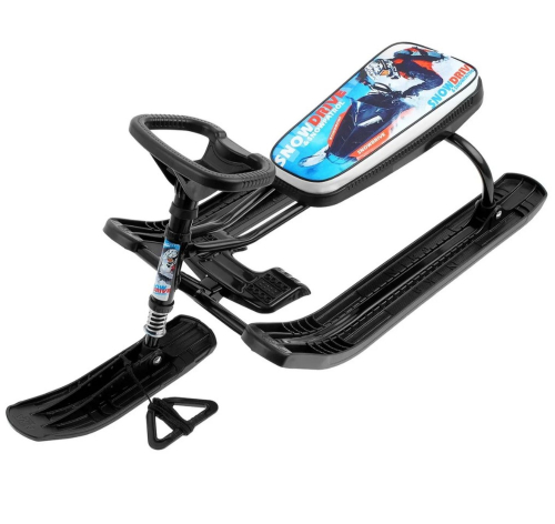 Снегокат Тимка спорт 2 Гонки черный каркас ТС2/Г2/Ника/ 290мм