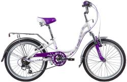 Велосипед NOVATRACK BUTTERFLY 20" (2019), рама 10" (110-130 см), фиолетовый Велосипед NOVATRACK BUTTERFLY 20" (2019), рама 10" (110-130 см), фиолетовый