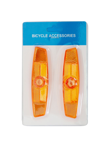 катафот на колесо J92 (белый, набор 2 шт)