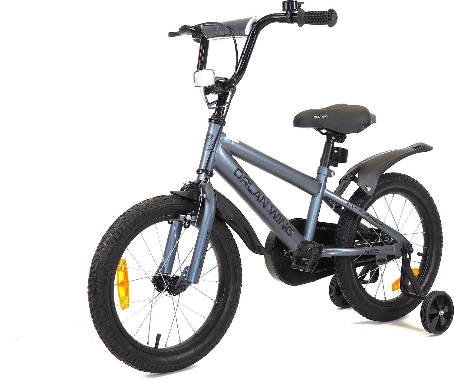 Велосипед Falcon Bike Nice 14 (2025) (98-110 см), серый Велосипед Falcon Bike Nice 14 (2025) (98-110 см), серый