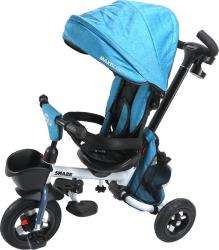 Велосипед трехколесный Maxiscoo Shark (2023) с мягким сиденьем и капюшоном