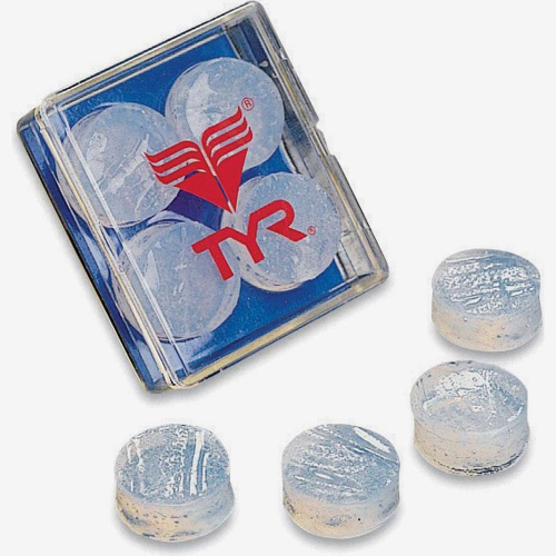 Беруши для бассейна TYR Soft Silicone Ear Plugs, белый