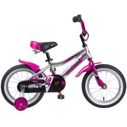 Велосипед Novatrack Novara 14" (2018) (98-110 см), серебристый Велосипед Novatrack Novara 14" (2018) (98-110 см), серебристый