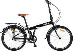 Велосипед WELS Folio 24-3 (NEXUS) 2.0, рама 14", черный Велосипед WELS Folio 24-3 (NEXUS) 2.0, рама 14", черный