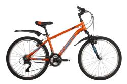 Велосипед FOXX ATLANTIC 24" (2022), рама 14" (130-155 см), оранжевый Велосипед FOXX ATLANTIC 24" (2022), рама 14" (130-155 см), оранжевый