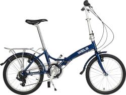 Велосипед WELS Compact 20-7, рама 12", синий