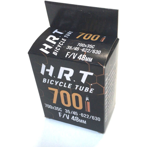Камера велосипедная H.R.T., 28/700, Presta 48 мм, 35/45х622/630, бутиловая, 00-010048