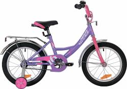 Велосипед NOVATRACK VECTOR 16" (2019), рама 10.5" (98-110 см), фиолетовый Велосипед NOVATRACK VECTOR 16" (2019), рама 10.5" (98-110 см), фиолетовый