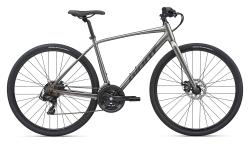 Велосипед Giant Escape 3 Disc 28" (2020), рама XL (185-195 см), серый Велосипед Giant Escape 3 Disc 28" (2020), рама XL (185-195 см), серый