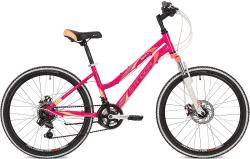 Велосипед Stinger Laguna D 24" (2019), рама 12" (130-155 см), розовый Велосипед Stinger Laguna D 24" (2019), рама 12" (130-155 см), розовый