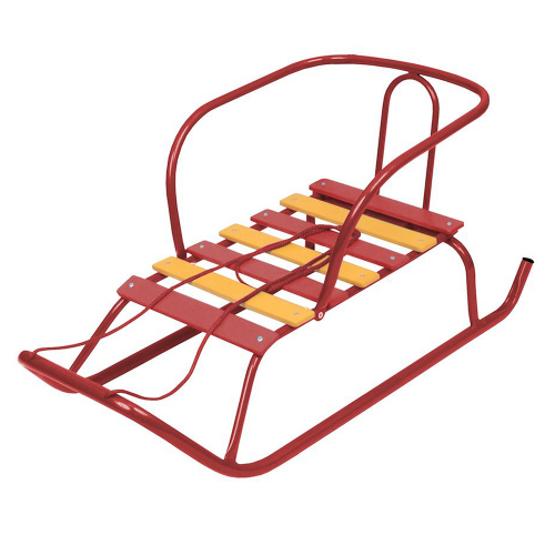 Санки детские №1 классические, красный