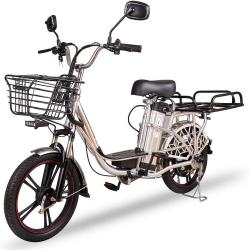 Электровелосипед Minako V.8 Pro, 15 ah, 240 Вт, серебристый Электровелосипед Minako V.8 Pro, 15 ah, 240 Вт, серебристый