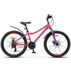 Велосипед Stels Navigator-410 MD 24" 21-sp V010 (130-155 см), красный Велосипед Stels Navigator-410 MD 24" 21-sp V010 (130-155 см), красный