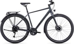 Велосипед Cube Travel (2022), рама 58 см (185-195 см), серый Велосипед Cube Travel (2022), рама 58 см (185-195 см), серый