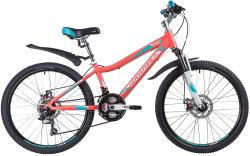Велосипед NOVATRACK NOVARA Disc 24" (2019), рама 13" (130-155 см), оранжевый Велосипед NOVATRACK NOVARA Disc 24" (2019), рама 13" (130-155 см), оранжевый