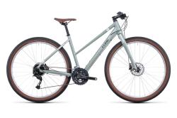 Велосипед Cube Hyde Trapeze 28" (2022), рама 50 см (165-175 см), зеленый