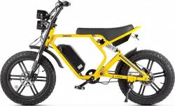 Электровелосипед Eltreco BRO 500 (2024), желтый Электровелосипед Eltreco BRO 500 (2024), желтый