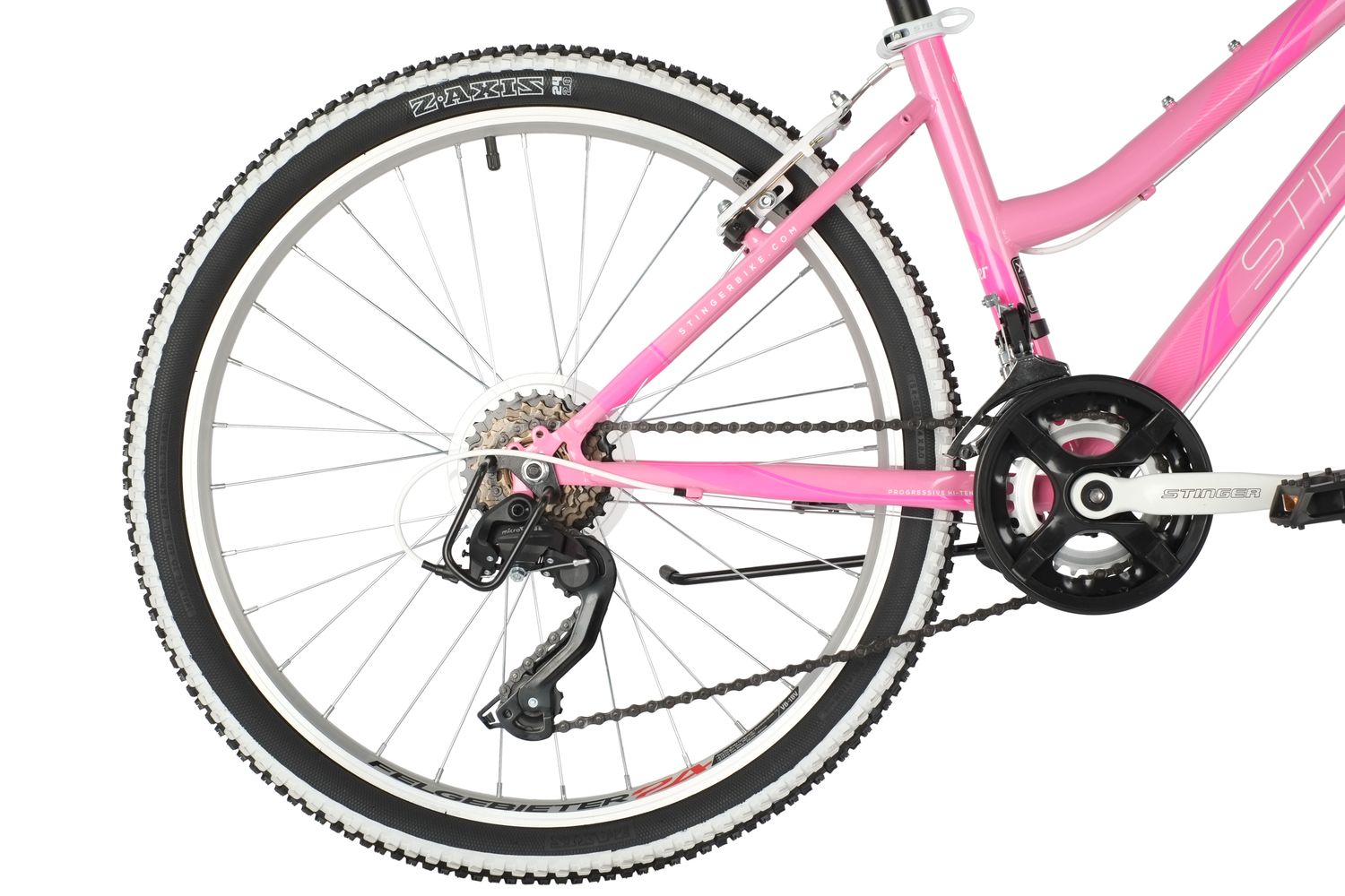 Велосипед STINGER LATINA 24" (2021), рама 14" (130-155 см), розовый