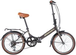 NOVATRACK AURORA New 6-spd 20" (2020), коричневый NOVATRACK AURORA New 6-spd 20" (2020), коричневый