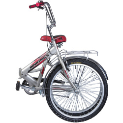 Велосипед Novatrack складной FS-24 V 24" (2018), рама 14.5", серый Велосипед Novatrack складной FS-24 V 24" (2018), рама 14.5", серый