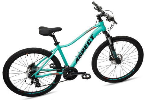 Велосипед Aspect OASIS HD 26 (2022), рама 18" (165-175 см), зеленый