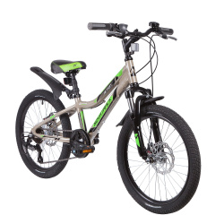 Велосипед NOVATRACK ACTION 20" (2019), рама 10" (110-130 см), серый