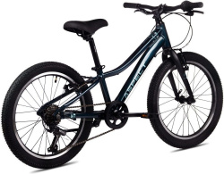 Велосипед Aspect Galaxy 20 (2024) (110-130 см), аквамарин черный