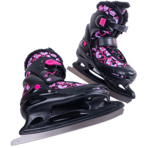Коньки детские раздвижные Tech Team Arctic Girl 2023, розовый