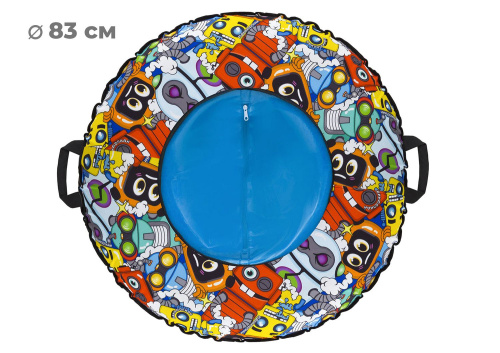 Тюбинг 73см ОКСФОРД ROBOT, голубой