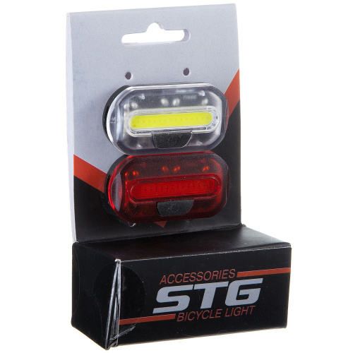 Комплект фонарей велосипедных STG JY6068T
