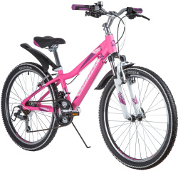 NOVATRACK NOVARA 24" (2020), рама 13" (130-155 см), розовый NOVATRACK NOVARA 24" (2020), рама 13" (130-155 см), розовый