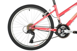 Велосипед FOXX SALSA 24" (2021), рама 14" (130-155 см), розовый Велосипед FOXX SALSA 24" (2021), рама 14" (130-155 см), розовый