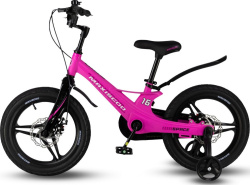 Велосипед Maxiscoo Space Делюкс 18" (2024) (110-130 см), розовый Велосипед Maxiscoo Space Делюкс 18" (2024) (110-130 см), розовый