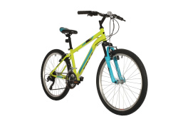 Велосипед FOXX AZTEC 24" (2021), рама 14" (130-155 см), зеленый Велосипед FOXX AZTEC 24" (2021), рама 14" (130-155 см), зеленый