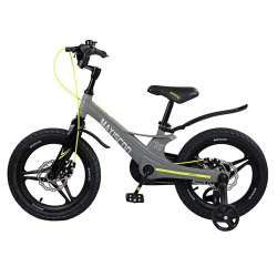 Велосипед Maxiscoo Space Делюкс 16" (2023) (98-110 см), серый