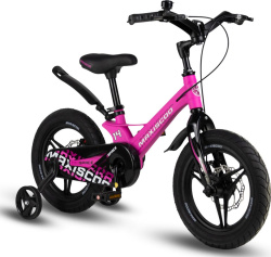 Велосипед Maxiscoo Space Делюкс 14" (2024) (98-110 см), розовый