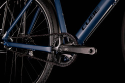 Велосипед Cube Travel Exc Trapeze 28" (2022), рама 50 см (165-175 см), синий