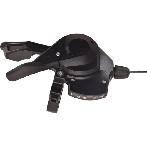 Шифтер Shimano Cues SL-U6000-10 Rapidfire Plus, 10 скоростей, правый, трос 2050мм, черный, 00-180871