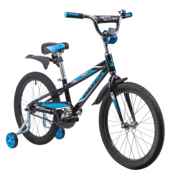Велосипед NOVATRACK DODGER 20" (2019), рама 12" (110-130 см), черный Велосипед NOVATRACK DODGER 20" (2019), рама 12" (110-130 см), черный