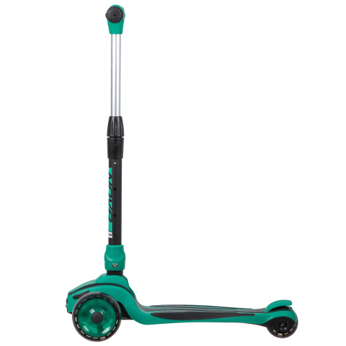 Самокат-кикборд Novatrack RainBow Car Pro (2020), зеленый