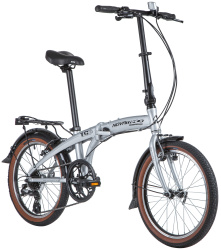 NOVATRACK TG-20 8-spd 20" (2020), серебристый NOVATRACK TG-20 8-spd 20" (2020), серебристый