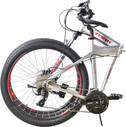 Велосипед Stark Cobra 27.2 HD (2024), рама 20" (175-185 см), серебристый Велосипед Stark Cobra 27.2 HD (2024), рама 20" (175-185 см), серебристый