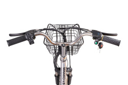 Электровелосипед Minako V.8 Pro, 12 ah, 240 Вт, серебристый