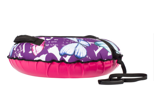 Тюбинг Snowstorm BZ-90_BUTTERFLY, 90 см, фиолетовый с розовым